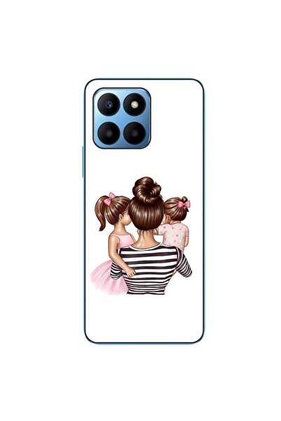 OEM Θήκη συμβατή με Honor 70 Lite, από σιλικόνη gel TPU, σχέδιο Μαμά και Κορί...