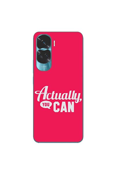 OEM Θήκη συμβατή με Honor 90 Lite 5G, από σιλικόνη gel TPU, με σχέδιο μηνύματ...
