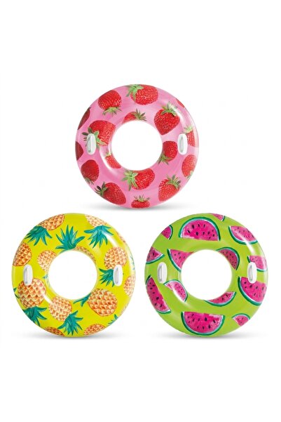 Z Store Colac gonflabil cu fructe tropicale Ø107 cm – Model aleatoriu – Intex