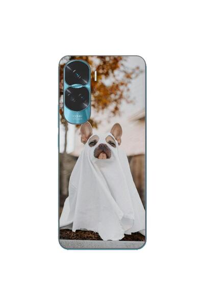 OEM Husa compatibila cu Honor 90 Lite 5G Silicon Gel Tpu Model Halloween Cate...