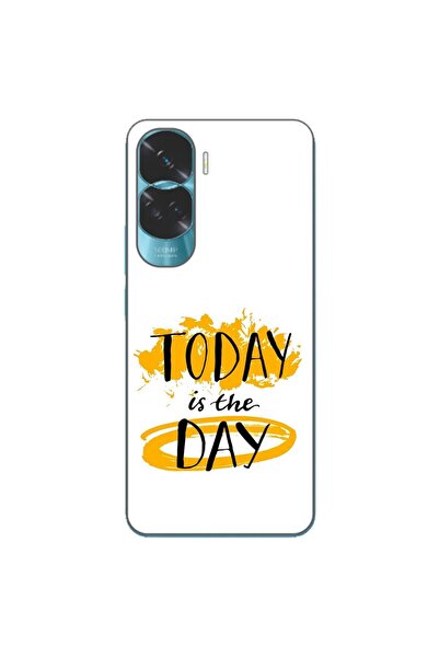 OEM Θήκη συμβατή με Honor 90 Lite 5G, από σιλικόνη TPU, με σχέδιο: Σήμερα Είν...