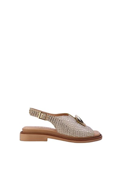 ALBİNİ Women's Flat Sandals Summer Comfortable Sole