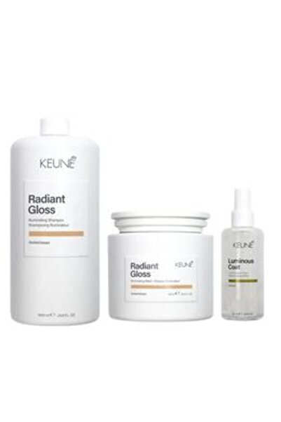 Keune Hair Illuminating Package - Radiant Gloss Illuminating: Shampoo 1000 ml...
