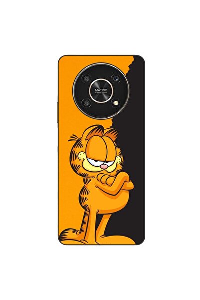 OEM Husa compatibila cu Honor X30 Silicon Gel Tpu Model Garfield Black and Or...