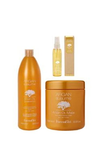 Farmavita Πακέτο Ελαίου Αργκάν - Ελάιο Αργκάν Argan Sublime: Σαμπουάν 1000 ml...