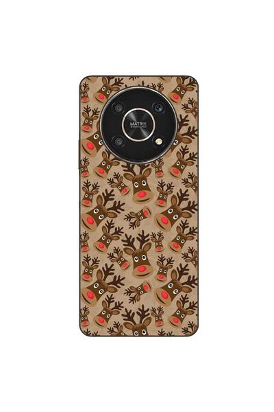 OEM Case compatible with Honor X30 Silicone Gel Tpu Christmas Rudolf Pattern