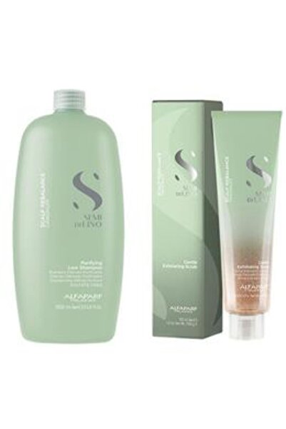 Alfaparf Milano Pachet Antimatreata - Semi Di Lino Scalp Rebalance: Sampon 10...