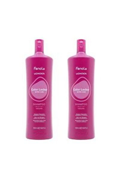 Fanola Pachet 2 x Sampon pentru Par Vopsit - Wonder Color Locker Extra Care S...