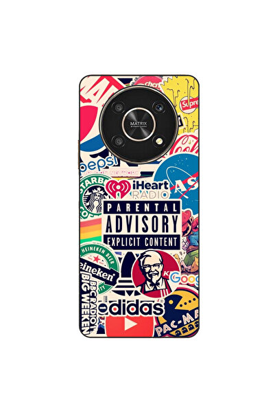 OEM Husa compatibila cu Honor X30 Silicon Gel Tpu Model Pop Art Brands
