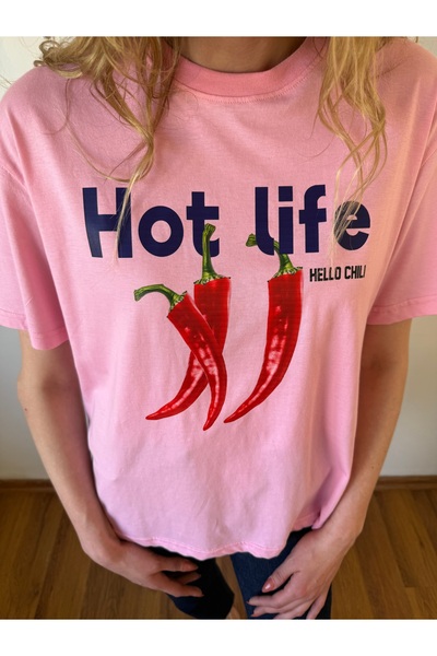 Baskılı Oversize Tshirt