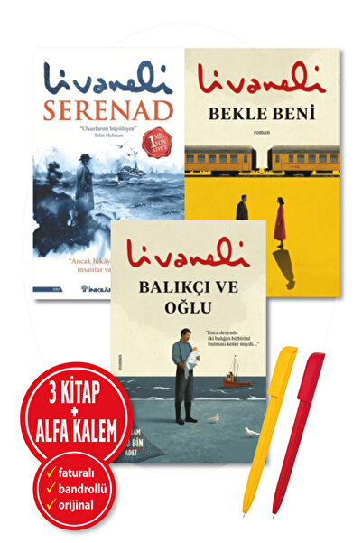 İnkılap Kitabevi Alfa Kalem+Serenad+Balıkçı ve Oğlu+Bekle Beni+Zülfü Livaneli...