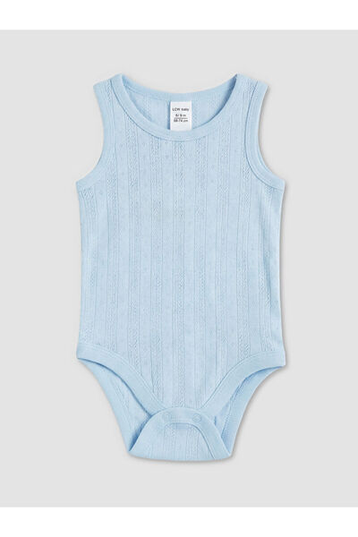 LC Waikiki Crew Neck Baby Boy Snap Body 3-Piece
