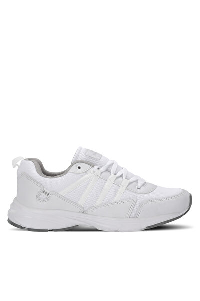 Slazenger POLISH I Pantofi sport albi pentru alergare și mers pentru bărbați