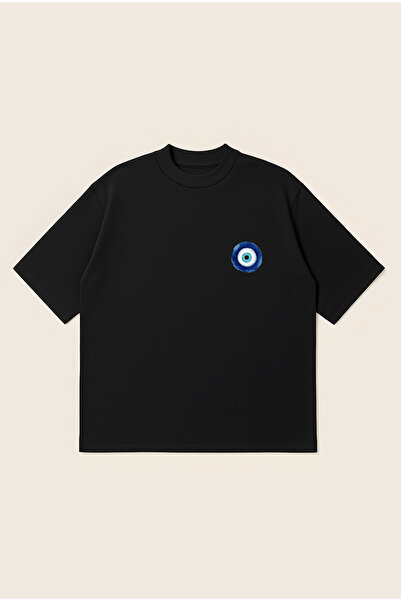 Moon Dancer Tricou unisex cu imprimeu Evil Eye, cu croială supradimensionată,...