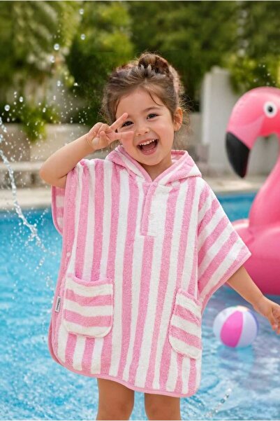 PAMUK HANIM Outlet Ihracat 100% Cotton Girls' Sea, Beach, Pool, Bath Towel Po...