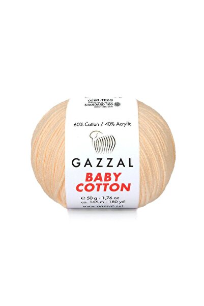 Gazzal Bumbac pentru bebeluși 50% Bumbac 50% Acrilic Fir de tricotat 50 g / 2...