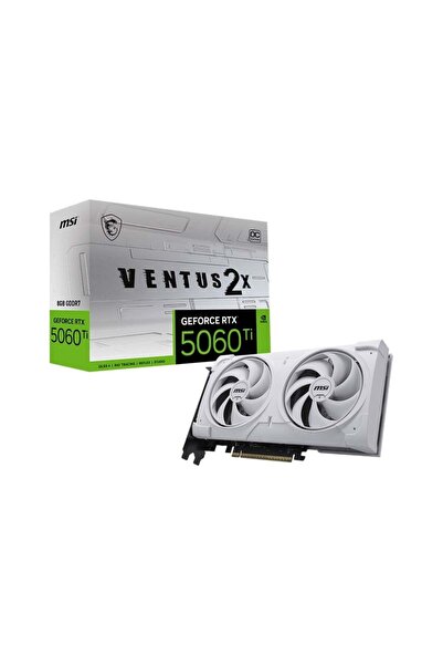 MSI GEFORCE RTX 5060 TI 8G VENTUS 2X OC WHITE PLUS