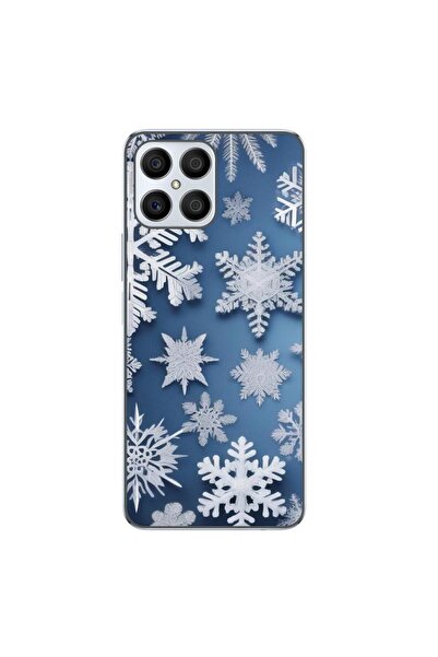 OEM Husa compatibila cu Honor X8 Silicon Gel Tpu Model Fulgi de Zapada