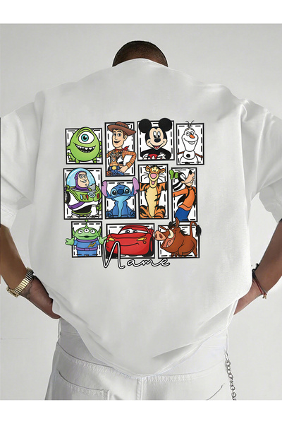 SAUDI DISNEYLAND disneyland Men and Women's 100% Cotton T-Shirt - Oversized C...
