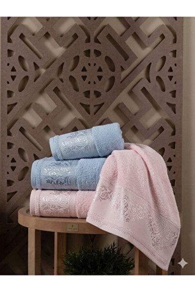 Fiesta Tekstil Bath Towel Set 4-Piece Star Bath Set