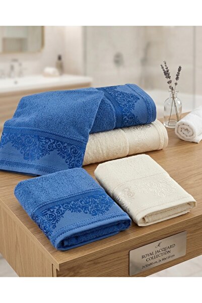 Fiesta Tekstil Bath Towel Set 4-Piece Star Bath Set