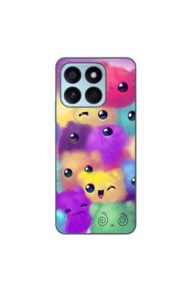 OEM Husa compatibila cu Honor X8b Silicon Gel Tpu Model Pufosi Colorati