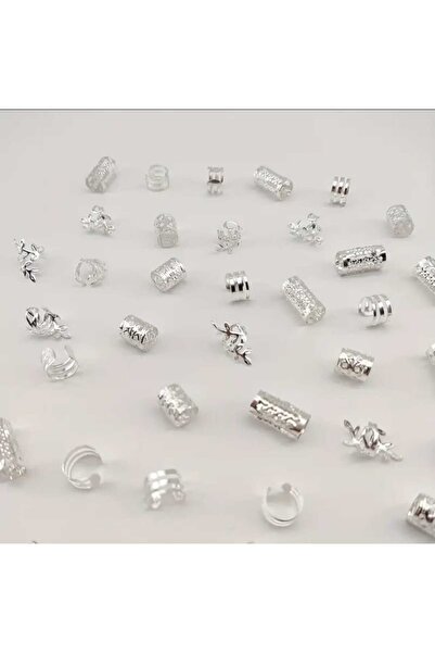 bacoss group Bohemian 20-Piece Hair Ring - Leaf Model Hair Earring Set 20-Piece Hair Charms (Bc-1294)