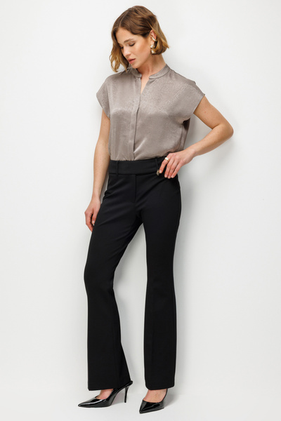 Ekol Spanish Flare Pants with Metal Accessories