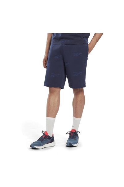 Reebok Pantaloni scurți bărbați cu imprimeu integral S