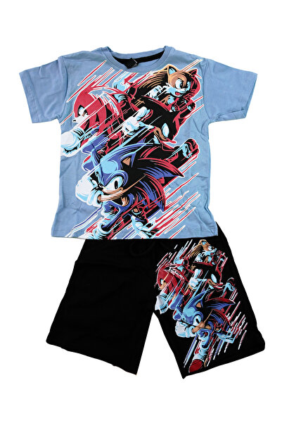 Bebelop Sonic Printed T-Shirt Shorts Set