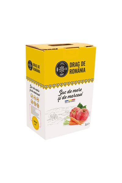 DDR Suc de mere si morcovi Drag de Romania, 3L