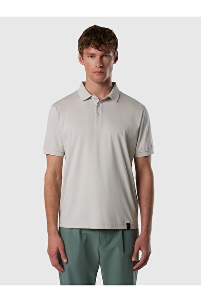 North Sails Regular Fit Silk Blend Cotton Polo Collar Men's T-Shirt