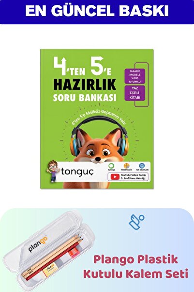 Tonguç Yayınları 4'ten 5'e Hazırlık Kitabı - Plango Kalem Seti