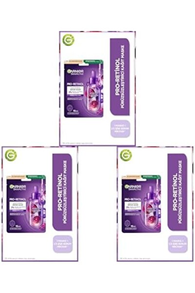 Yıldızan Nzr Beautestore Pro-Retinol Smoothing Sheet Mask (3 Packs) 2026 1103473