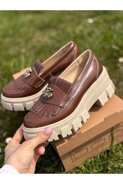 Moldo Shoes Pantofi Casual melania brown, Piele naturala