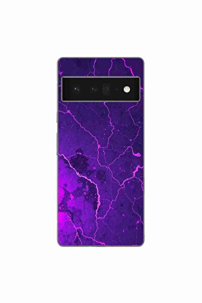 OEM Husa compatibila cu Google Pixel 6 Pro Silicon Gel Tpu Model Ultraviolet ...