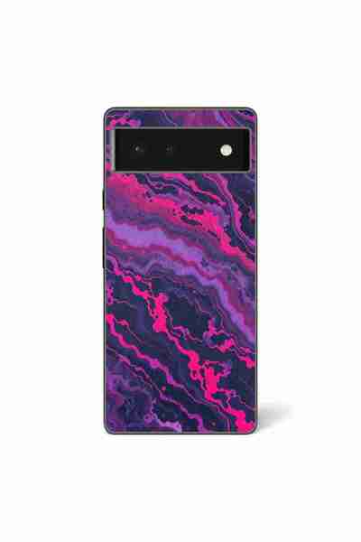OEM Husa compatibila cu Google Pixel 6 Silicon Gel Tpu Model Midnight Rose Ma...