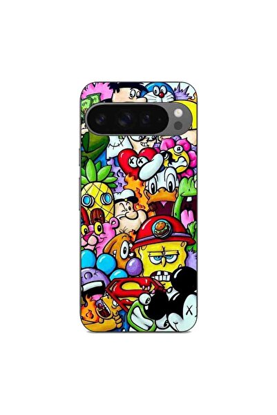 OEM Husa compatibila cu Google Pixel 9 Pro XL Silicon Gel Tpu Model Pop Art C...