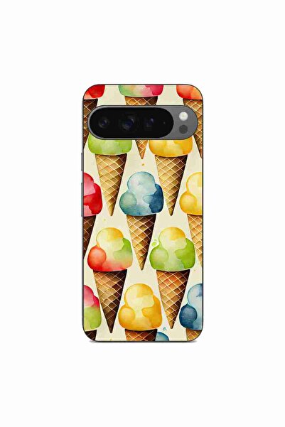 OEM Калъф, съвместим с Google Pixel 9 Pro XL, силиконов гел TPU модел с десен...