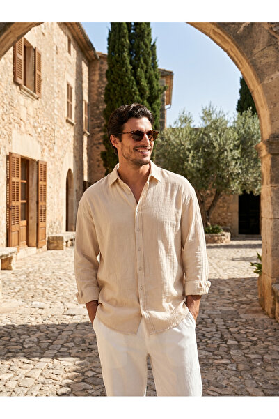 LUMAST Men's Premium Oversize Shirt - Alaçatı Rüzgarı
