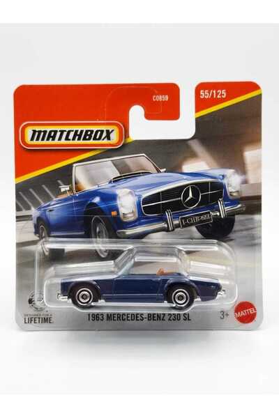 HOT WHEELS MATCHBOX 1963 MERCEDES -BENZ 230 SL DİECAST MODEL ARABA (1/64)
