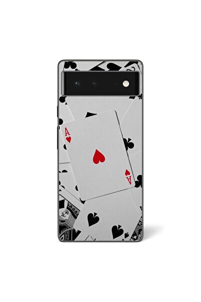OEM Husa compatibila cu Google Pixel 6 Silicon Gel Tpu Model Carti Poker