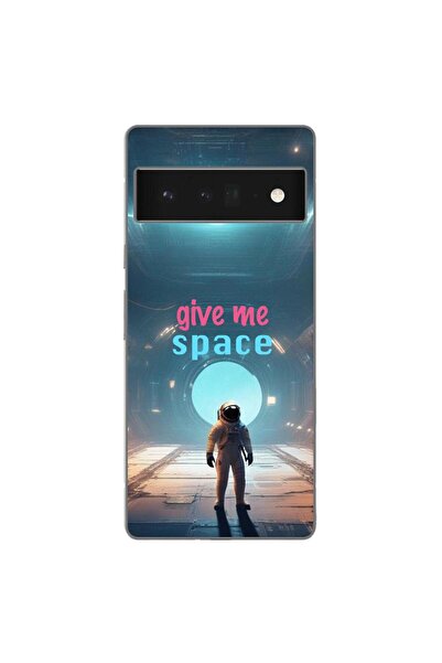 OEM Case compatible with Google Pixel 6 Pro Silicone Gel Tpu Model Give Me Space