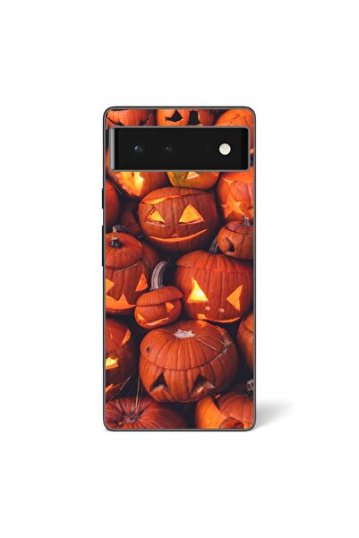OEM Husa compatibila cu Google Pixel 6 Silicon Gel Tpu Model Halloween Dovlec...