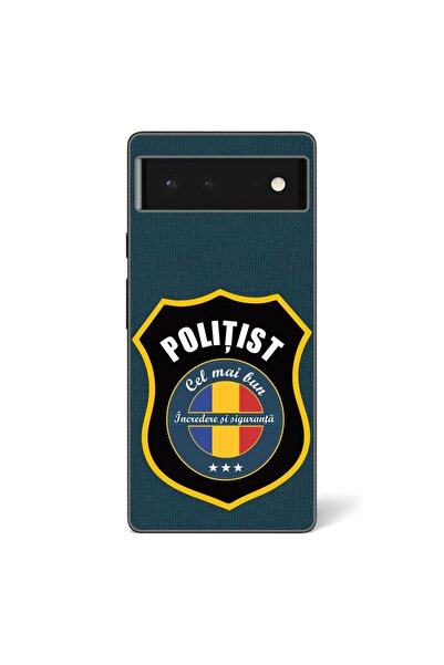OEM Husa compatibila cu Google Pixel 6 Silicon Gel Tpu Model Politist