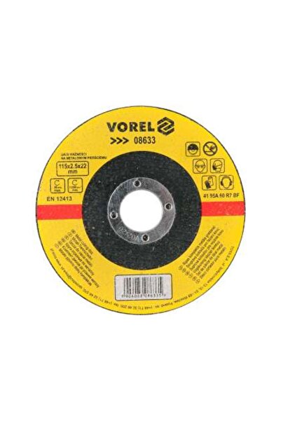 Vorel Disc Tăiere Metal 115X2,5X22Mmdisc Abraziv Debitat Metale 115X2,5X22