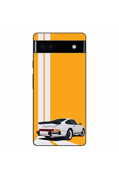 OEM Husa compatibila cu Google Pixel 6A Silicon Gel Tpu Model Porsche 911 Turbo