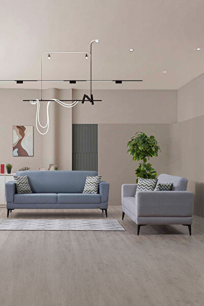 İYENA HOME LİVİNG Victor 3+3 Sırt Mekanizmalı Modern Koltuk Takımı