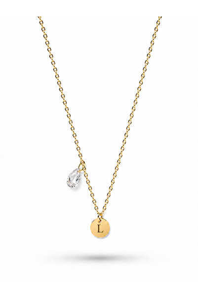 Rossetto Atelier Stainless Steel Letter L Chubby Necklace