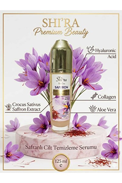 Shi'ra Safranlı Cilt Temizleme Serumu 125 Ml. Anti Aging Etkisi